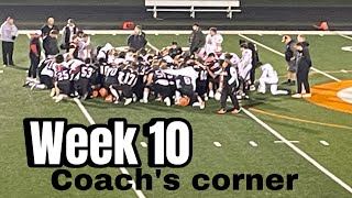 Week 10 coach’s corner episode 11 [upl. by Annaihs]