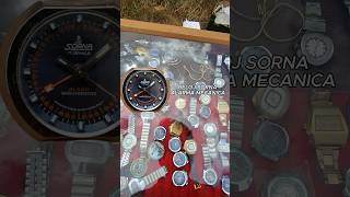 Encontramos dos relojes de alarma mecánica suizos Sorna en el rastro de Navacerrada Madrid por 60€ [upl. by Tnecniv]