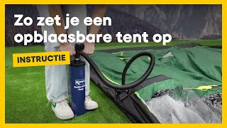 Opblaasbare tent opzetten  Zet m op  Toppynl [upl. by Innaig181]