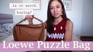 Is the LOEWE PUZZLE BAG worth buying PROS AND CONS  Kelly MisaFernandez [upl. by Gwenneth827]