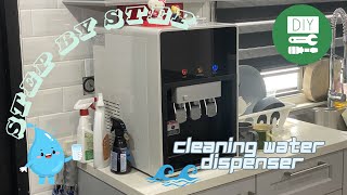 Step by Step Cleaning Magic Water Dispenser and Change Filter Cartridge [upl. by Ehling]