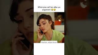 When you call her after an argument 😂 handeerçel kerembürsin shorts sencalkapimi viralshorts [upl. by Aleik]