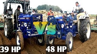 Farmtrac की लडाई Farmtrac 45 Vs Farmtrac champion two Harrow competition bakheta Rohtak [upl. by Llenel]