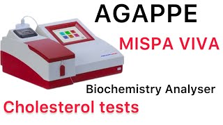 LabtechTechlifestyle cholesterol tests AGAPPE Mispa viva [upl. by Aldis]