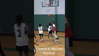 Camren and Malahki Bostick highlights from Brayboyballer showcase 56 grade [upl. by Anrol560]