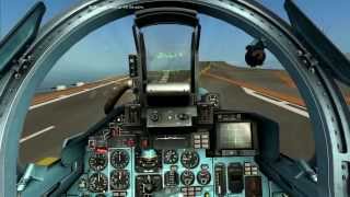 DCS World SU 33 Saitek X52 Full head control [upl. by Alyat]