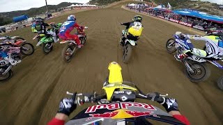 GoPro Ken Roczen Moto 2  Glen Helen MX Lucas Oil Pro Motocross Championship 2015 [upl. by Lamp]