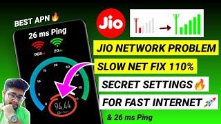 Jio New APN Settings 4G5G  Jio Network Problem Solution  Jio Net Slow Internet Problem Solution [upl. by Acissj]