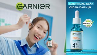 Serum Garnier Kiểm Soát Dầu Mụn Trước Mụn 1 Bước [upl. by Peoples651]