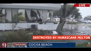 Destructive Impact of Hurricane Milton is Starting Brevard County [upl. by Mond]