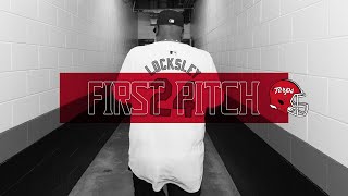 Maryland Football  Michael Locksley Throws Out First Pitch [upl. by Yesnel]