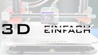 Creality CR 10S Pro V2 Filamentwechsel Bedleveltest Druck entfernen [upl. by Milda313]