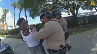 Police Bodycam Shows NFL Player Tyreek Hill Being Detained [upl. by Noeled]