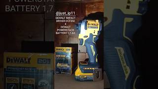 DEWALT Impact Driver DCF850 X Powerstack Battery 20V 17AH dewalt dcf850 powerstack shorts [upl. by Honig]