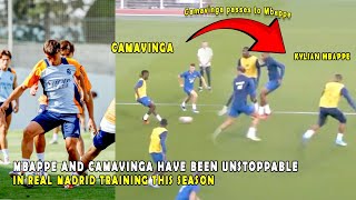 MBAPPE AND CAMAVINGA HAVE BEEN UNSTOPPABLE IN REAL MADRID TRAINING THIS SEASON [upl. by Alicea]