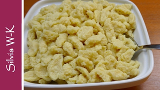 Kartoffelspätzle  Spätzle selber machen  ganz einfach [upl. by Leonardo]