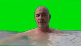 Temuera Morrison enjoys the polynesian spa green screen [upl. by Dehnel]