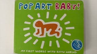 Kids art book Pop Art Baby My First Words With Keith Haring [upl. by Reivax]