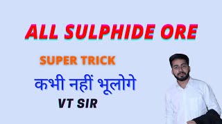 All Sulphide Ore By Super Vt Trick Vtchemistry🔥🔥 [upl. by Damle154]