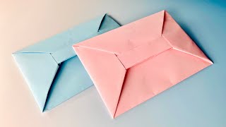 【A4 コピー用紙 1枚 のりはさみ不要】簡単 封筒 作り方 How to make A4 Envelope Tutorial No Glue  No Tape  No Scissors [upl. by Edrahs626]