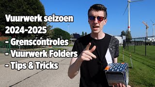 VUURWERK GRENSCONTROLES FOLDERS EN MEER [upl. by Peckham]