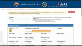 Proceso de Inscripción Universidad del Magdalena [upl. by Occir164]