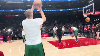 110424 Boston Celtics Pregame Warmups [upl. by Arlina]