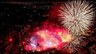 Champions 201819  View from above  PAOK TV [upl. by Butch540]