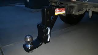 Harbor freight tools 10quot drop receiver hitch [upl. by Florina187]