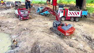 We are going to rebuild this road to be better again EP02 rctrucks rcexcavator toys rctrucks [upl. by Wunder]