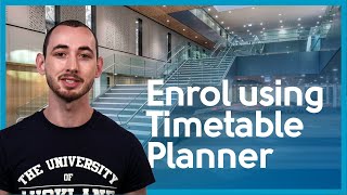 How to enrol using Timetable Planner [upl. by Atiekan]