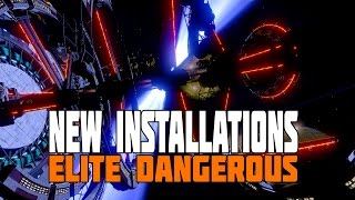 Elite Dangerous  The New InstallationsBases Farms Bars Tourism and More [upl. by Parry]