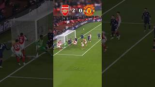 Arsenal 2  0 Manchester United ☠️football soccer troll trending edit shorts shortvideo [upl. by Annabal]