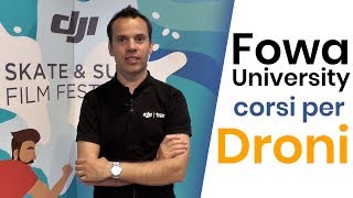 Fowa University i corsi per i piloti di droni [upl. by Reivad]