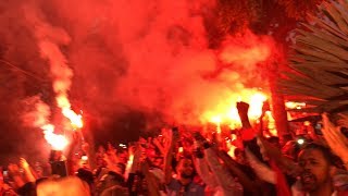 FESTA ABSURDA DA TORCIDA DO SÃO PAULO  SPFC X TALLERES  LIBERTADORES 2019 [upl. by Chaudoin]