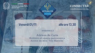 Attualità Italiana  Intervista a Adriana de Caria [upl. by Nnayrrehs281]