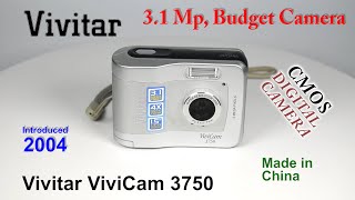 2004 Vivitar Vivicam 3750  CMOS Digital Camera [upl. by Llekcir]