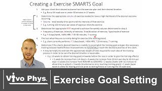 Exercise Goal Setting [upl. by Rexanna]