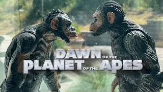 Planet of the Apes Caesar vs Koba Stop Motion [upl. by Retep893]