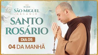 Santo Rosário  40 Dias com São Miguel Arcanjo 2024  0400  5° Dia  Live Ao vivo [upl. by Ase793]