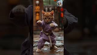 Kung fu Cat ☺️  shorts  shortfeed  trendingshorts  meow  meowsadstories  meowsong [upl. by Calen]