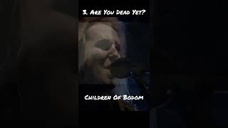 Children Of Bodom Top 5 Hit Songs melodicdeathmetal powermetal finnishband [upl. by Eralcyram]