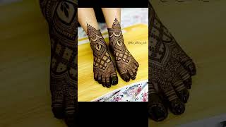 Paon ka mehandi design beautiful [upl. by Durtschi51]