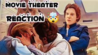 Movie Theater Reaction of Leia and Luke kissing  Star Wars Empire Strikes Back starwars [upl. by Accever898]