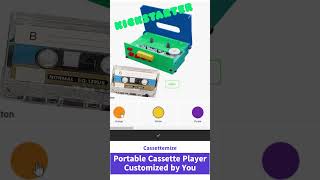 Cassettemize is a portable cassette player customized by you [upl. by Audette883]