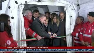 Isernia inaugurata la sede della croce rossa  Trsp  news del 141124 [upl. by Enajharas]