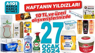 A101 27 OCAK 2024 KATALOĞU  A101 İNDİRİMLERİ TEMİZLİK amp GIDA  A101 BU HAFTA KAMPANYA A101 İNDİRİMİ [upl. by Iht]