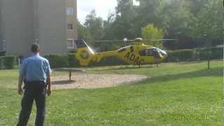 ADACHubschrauber verursacht Sandsturm 09052012 [upl. by Calondra554]