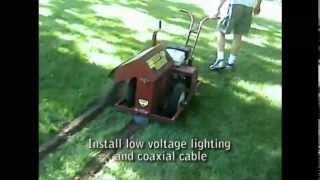 Fiber Optic Cable  Micro Trenching [upl. by Anoyk]