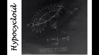 Construction of hypocycloid using drafter [upl. by Iruahs]